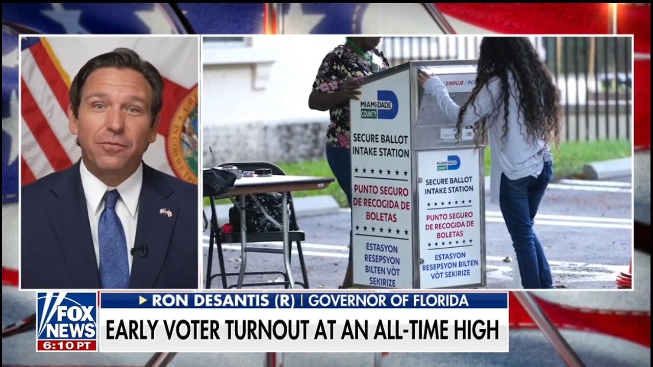 Gov Ron DeSantis: Go And Vote Early!