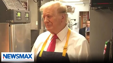 Donald Trump works at a McDonald's in Pennsylvania