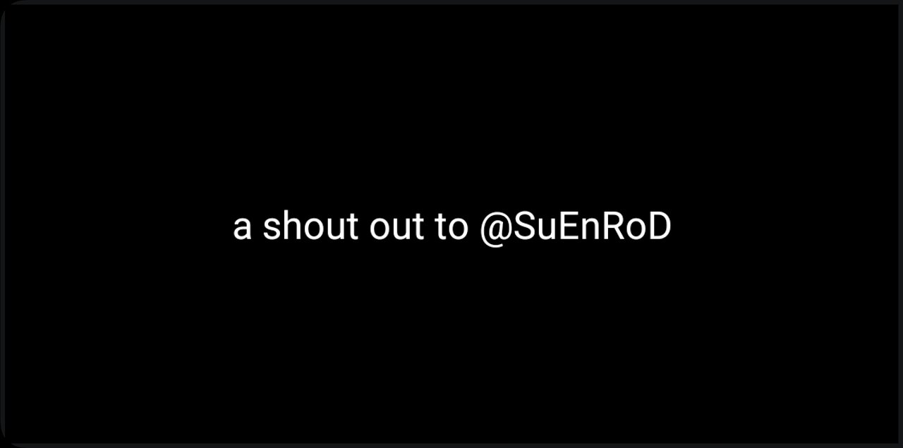 shout out to @SuEnRoD