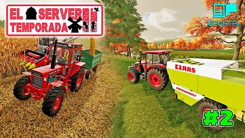 FS22 | TALA PELIGROSA, CONTRATO DE COSECHA y TRACTOR VOLVO #2 | SERVER GPORTAL | Gameplay español PC