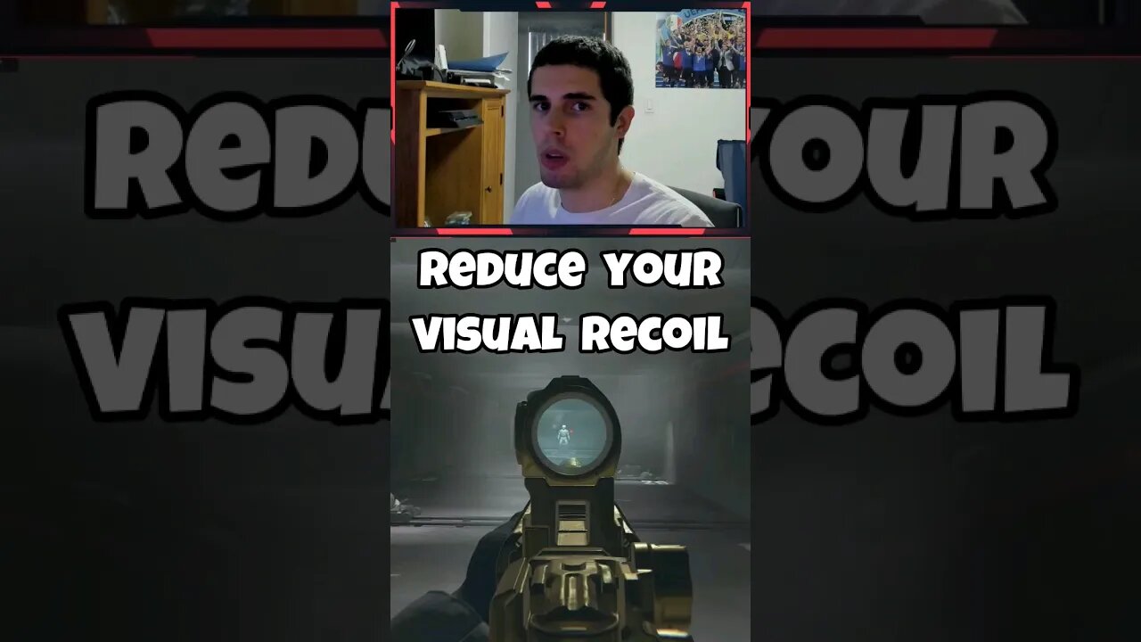 How to REDUCE visual recoil in Warzone 2 🤔 #shorts