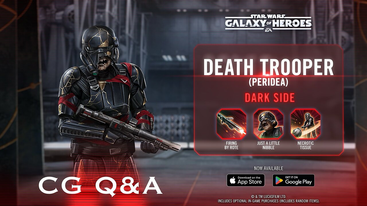 Death Trooper (Peridea) Q&A w/CG | This Is Late, But The New Forums Kept It Hidden!!