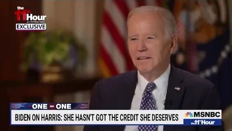 Joe Biden Says He's Proven Himself To Be "Honorable And Effective"