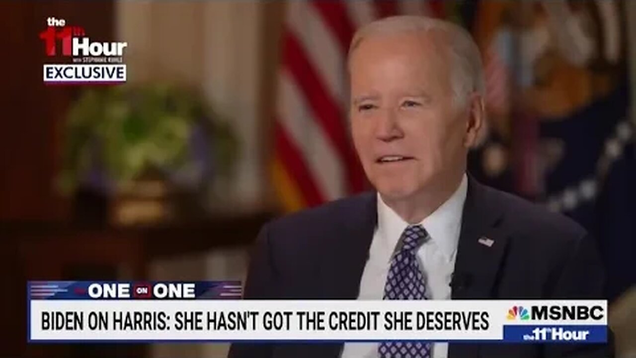 Joe Biden Says He's Proven Himself To Be "Honorable And Effective"