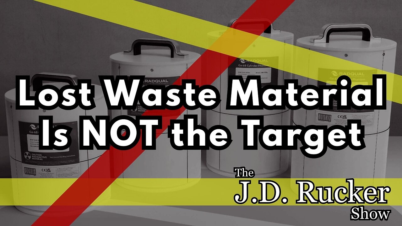 What if the Report of 'Radioactive Waste Material' Missing in NJ Was a Cover for Something Bigger?