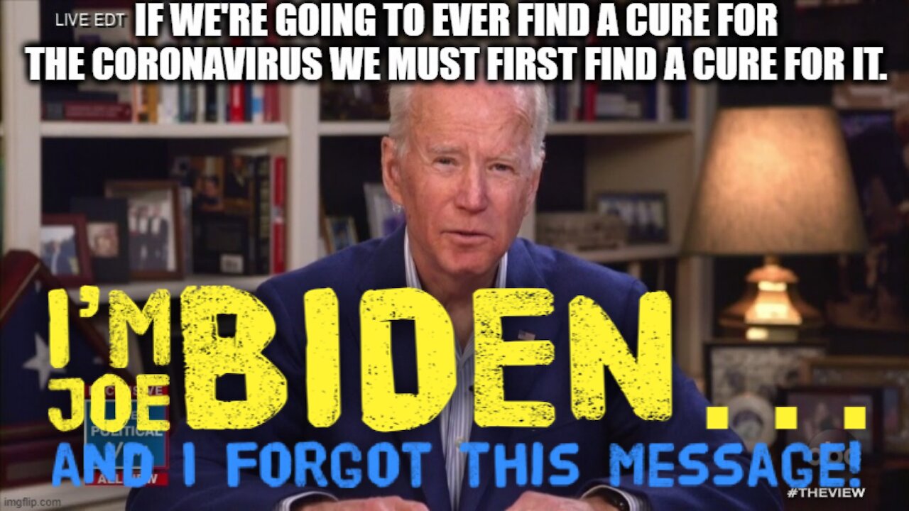 Joe Biden: "THE "VAXX" IS TO PROTECT OTHERS... BE PATRIOTIC & GET JABBED NOW!!"