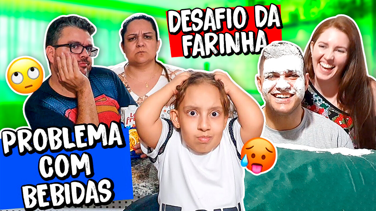 Desafio da farinha e Problema com bebidas ft MC Divertida