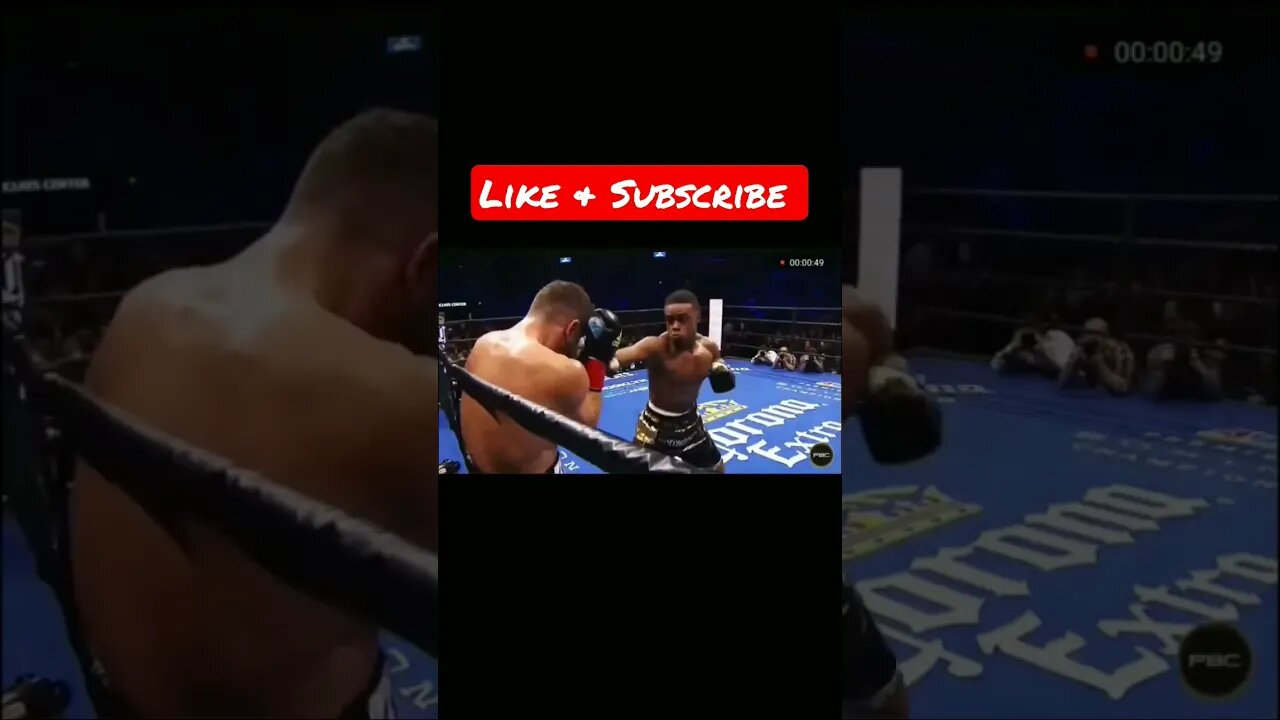 Errol Spence KO's Chris Algeri #shorts #errolspencejr #TWT