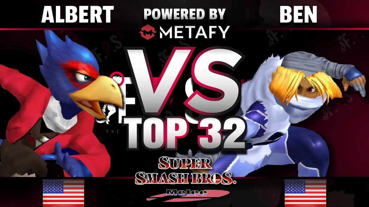 FPS4 Online - Tenacity | Albert (Falco) vs. IMP | Ben (Sheik) - Melee Top 32 Winners