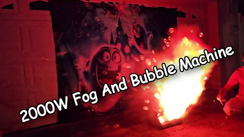 2000W Fog Bubble Machine w/ RGB LED Lights | 3 in 1 Quick Review