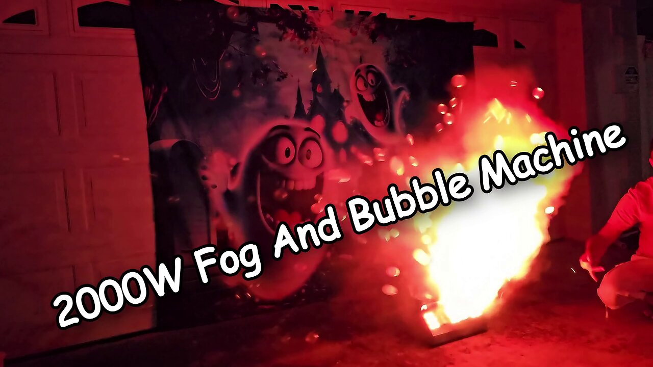 2000W Fog Bubble Machine w/ RGB LED Lights | 3 in 1 Quick Review