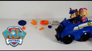 Paw Patrol on a Roll!/Play doh Rescue Rolling Chase Police Car