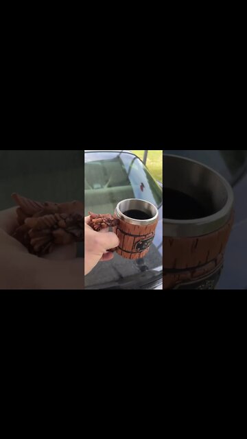 Morning kickstart with coffee.