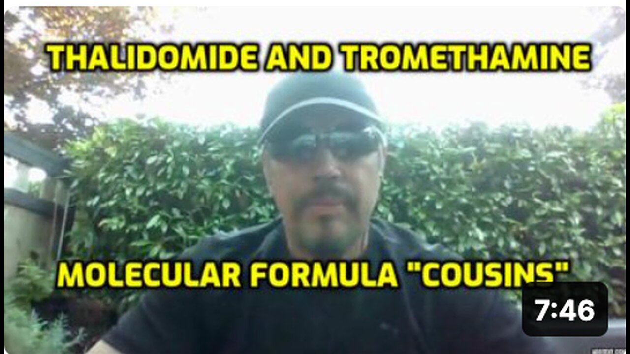 THALIDOMIDE AND TROMETHAMINE (IN THE "VACCINES") - MOLECULAR FORMULA COUSINS