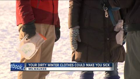 Your dirty winter clothes could make you sick