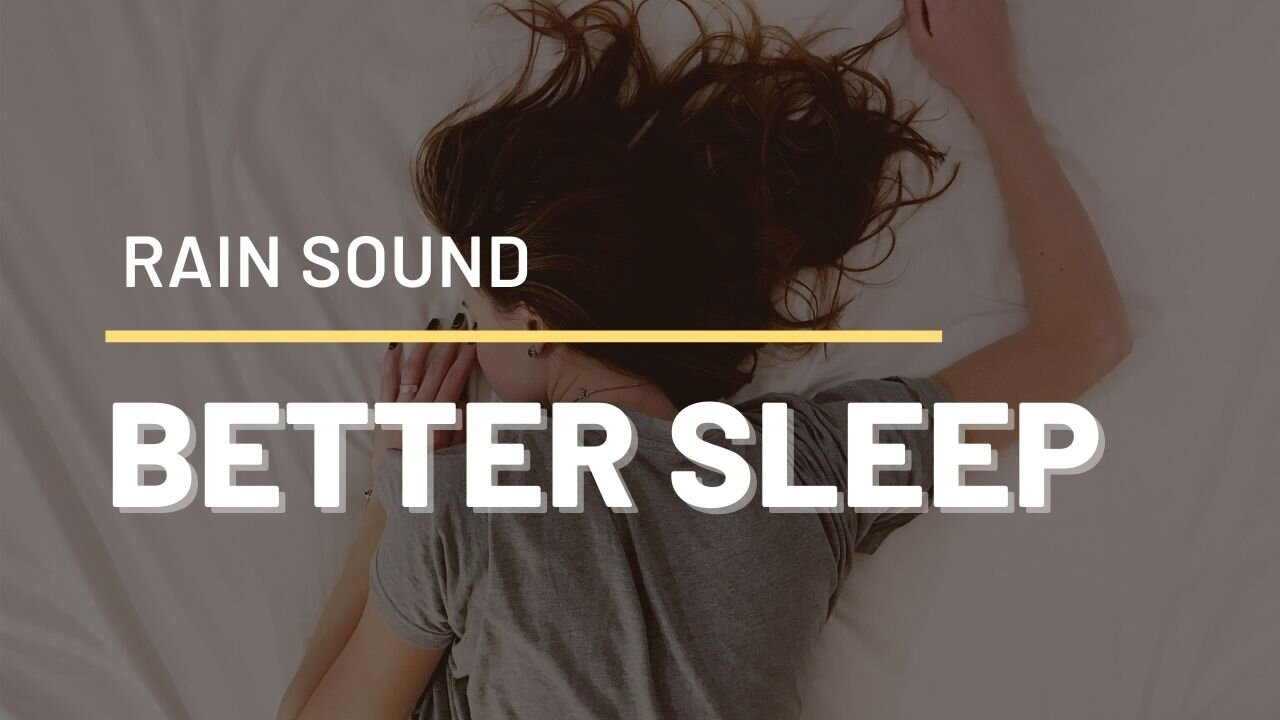Sound of rain to sleep and relax | 1 HOUR