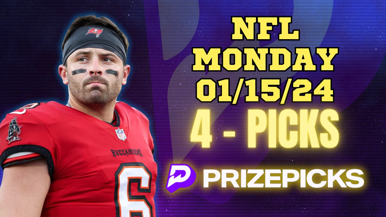 #PRIZEPICKS | BEST PICKS #NFL MONDAY | 01/15/24 | PROP BETS | WILD CARD | #FOOTBALL | TODAY