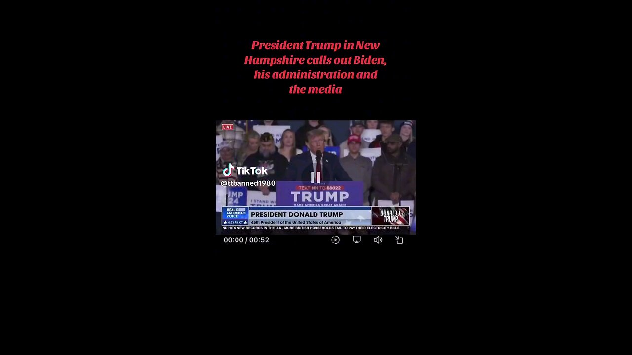 Donald Trump destroys Joe Biden and fake news media