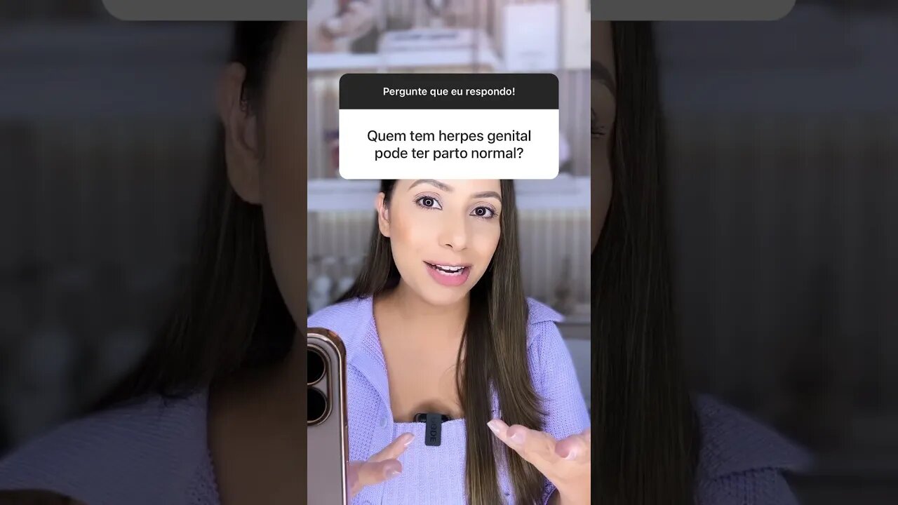 Quem tem herpes genital pode ter parto normal?