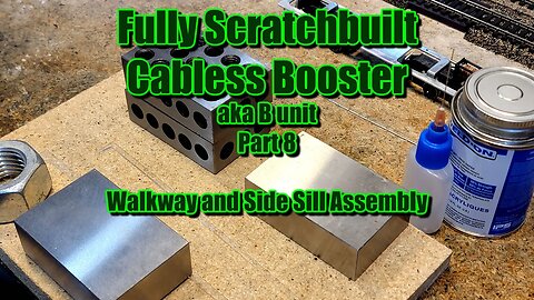 Scratchbuilt HO Scale DPU 8 Walkway and Side Sills