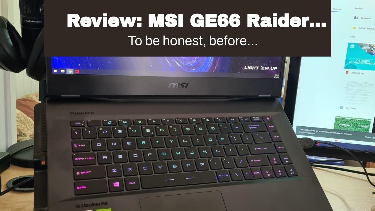 Review: MSI GE66 Raider 10SF-045 15.6" 240Hz 3ms Gaming Laptop Intel Core i7-10750H RTX 2070 16...