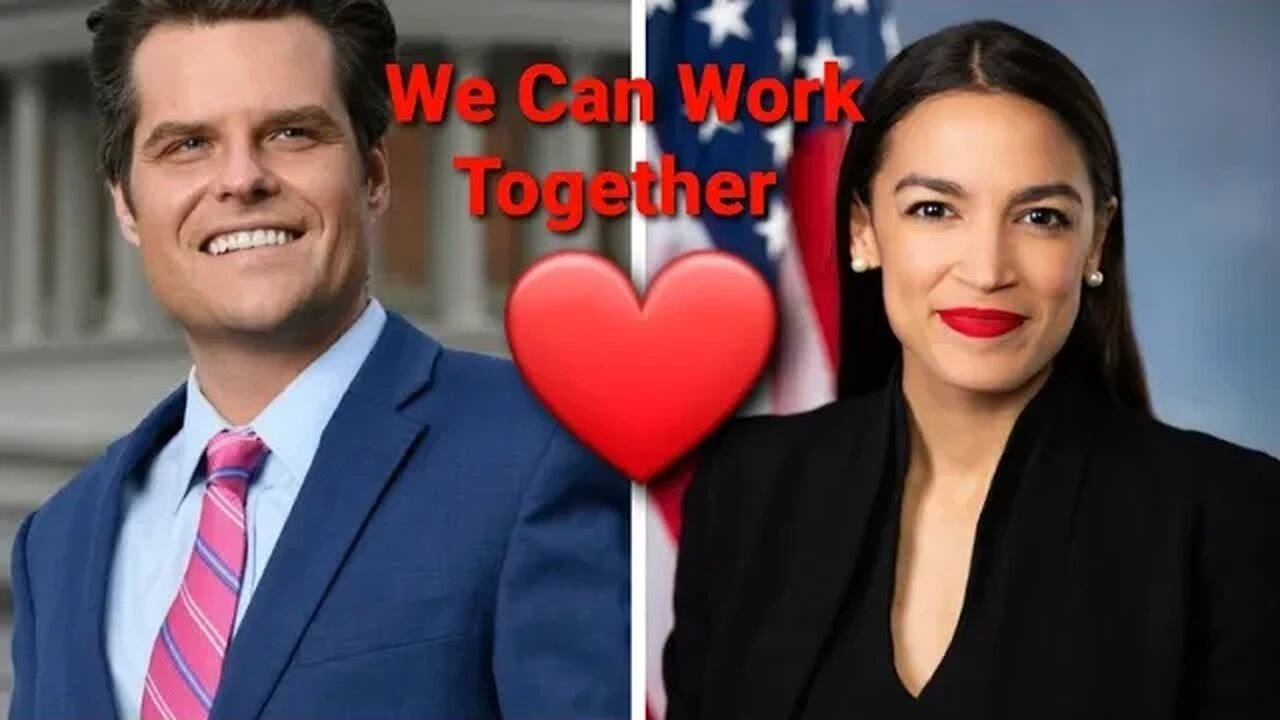 AOC & Matt Gaetz Work Together To Stop Congress From Doing Insider Trading????