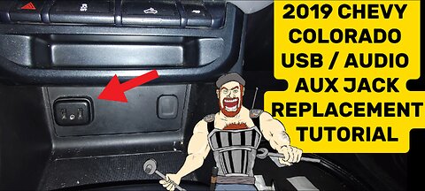 2019 - 2022 CHEVY COLORADO USB PORT _ AUX MEDIA JACK REPLACEMENT TUTORIAL