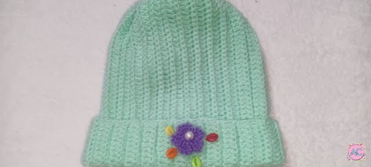 Girls & Women's cap of crochet #stepbystep