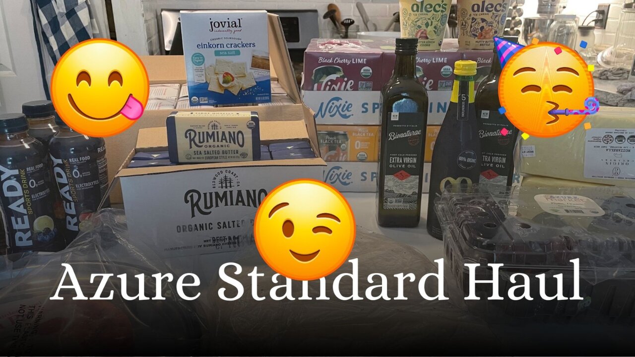 Azure Standard Grocery Haul with PRICES/ August 2024