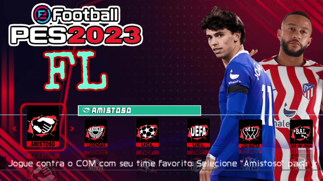 PES 2023 BRASILEIRÃO E EUROPEU 100% ATUALIZADO