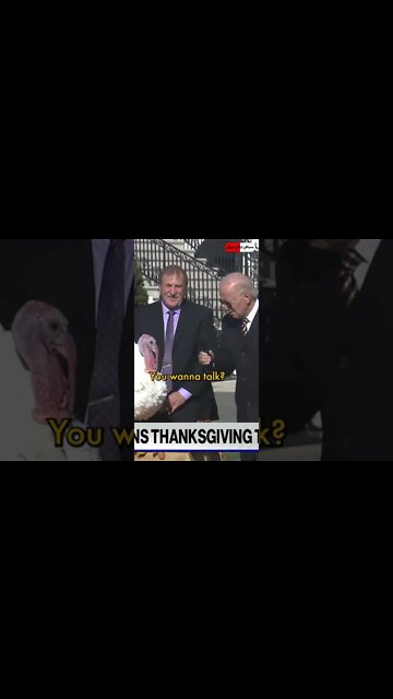 Leave That Turkey Alone Joe 🦃😲#shorts #biden #memes