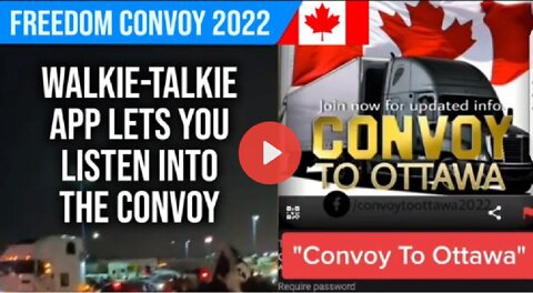 LISTEN IN AND FOLLOW ALONG WITH THE FREEDOM CONVOY 2022