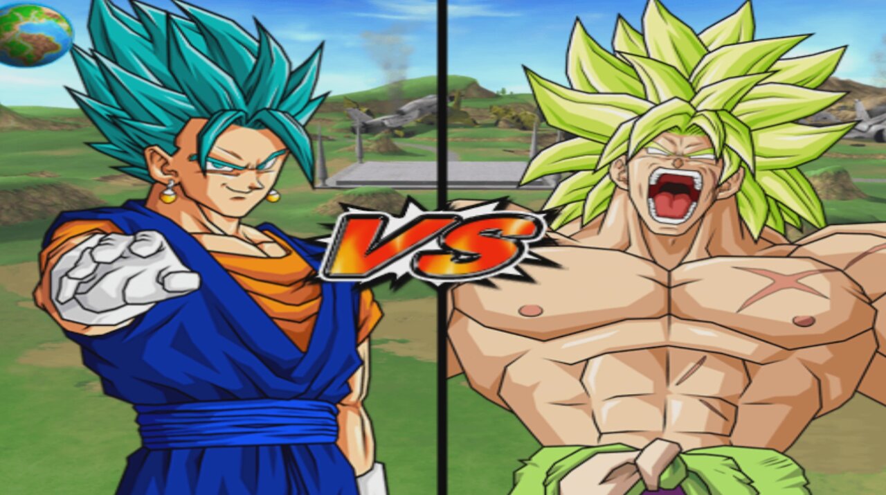 Vegito Blue VS Broly(DBS) - DBZ Budokai Tenkaichi 4