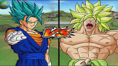 Vegito Blue VS Broly(DBS) - DBZ Budokai Tenkaichi 4