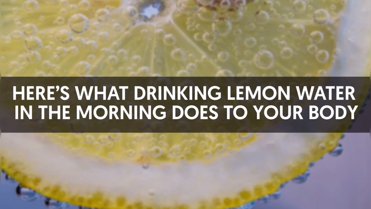 The Effects Of Drinking Lemon Water Daily!