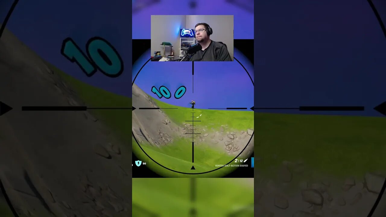 Alien hits a snipe on a bot. #shorts
