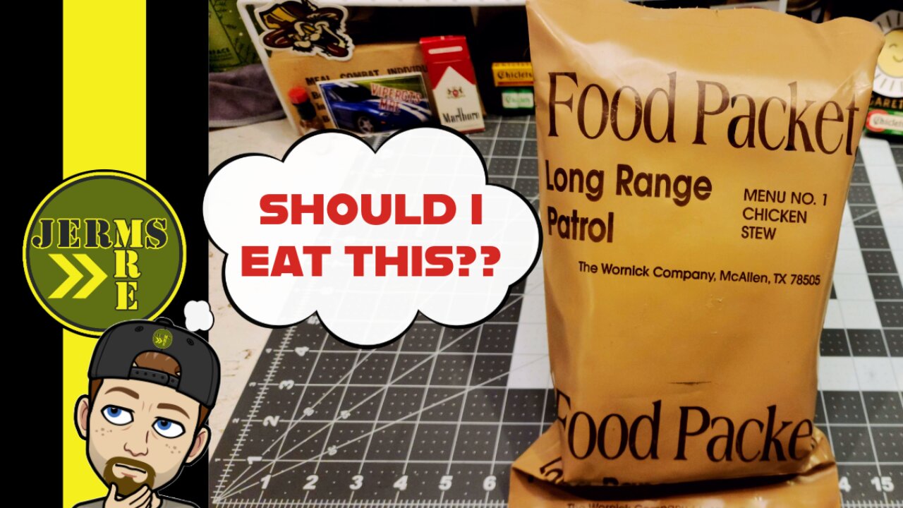26 YEARS OLD!! 1998 US LRP Menu #1 Chicken Stew MRE Review