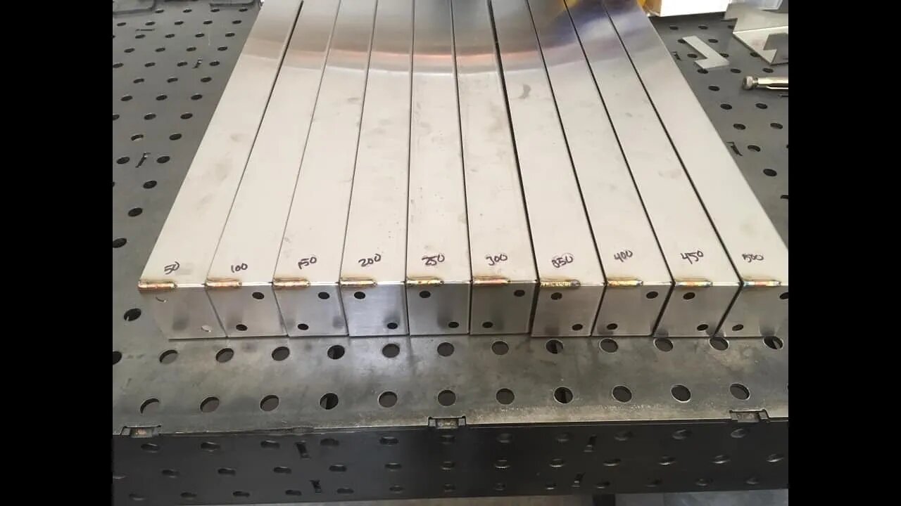 TIG Pulse Welding - 500 Pulses Per Second to 50 Pulses Per Second