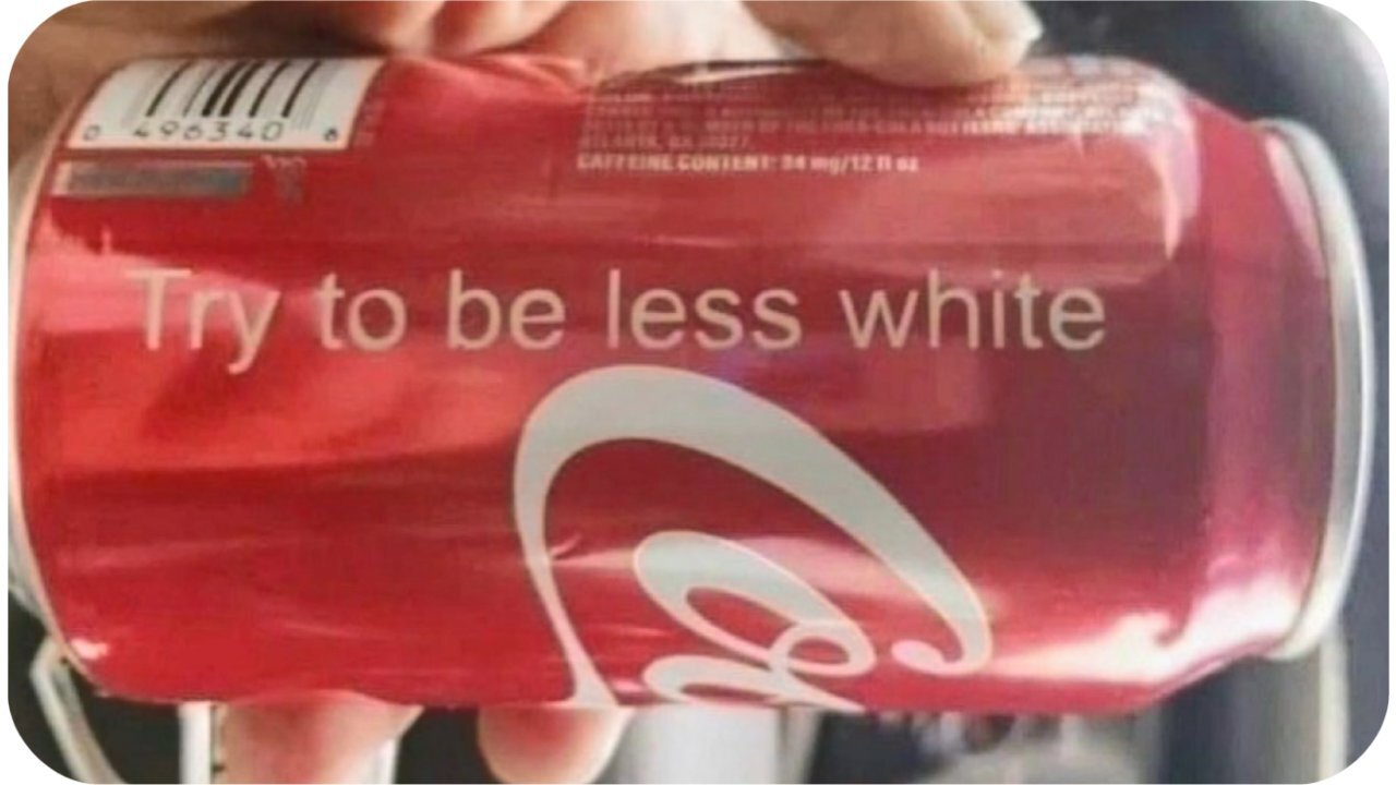 A "Woke Coke" ad created on June 18, 2021