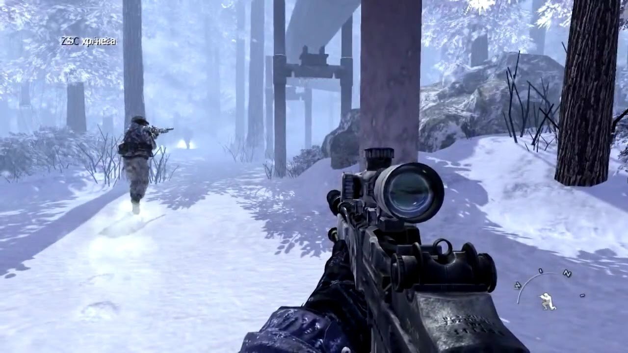 Very Nostalgic Sniper Mission from Call of Duty Modern Warfare 2