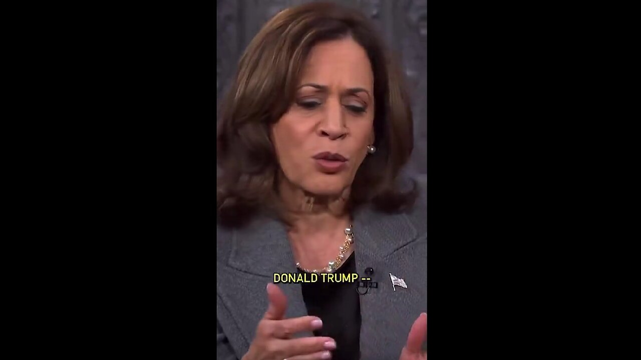 Kamala got so unhinged last night on Colbert that she started spitting everywhere.