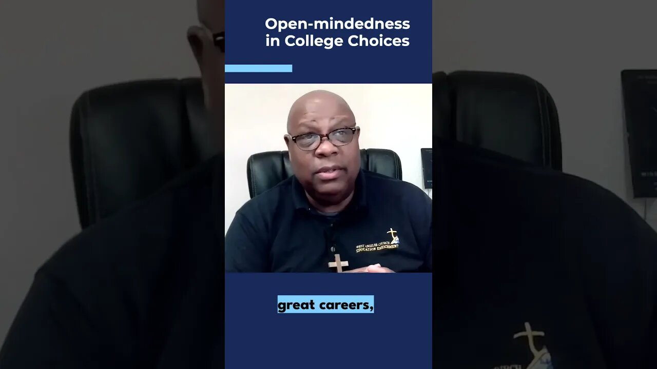 Keeping an open mind with college choices