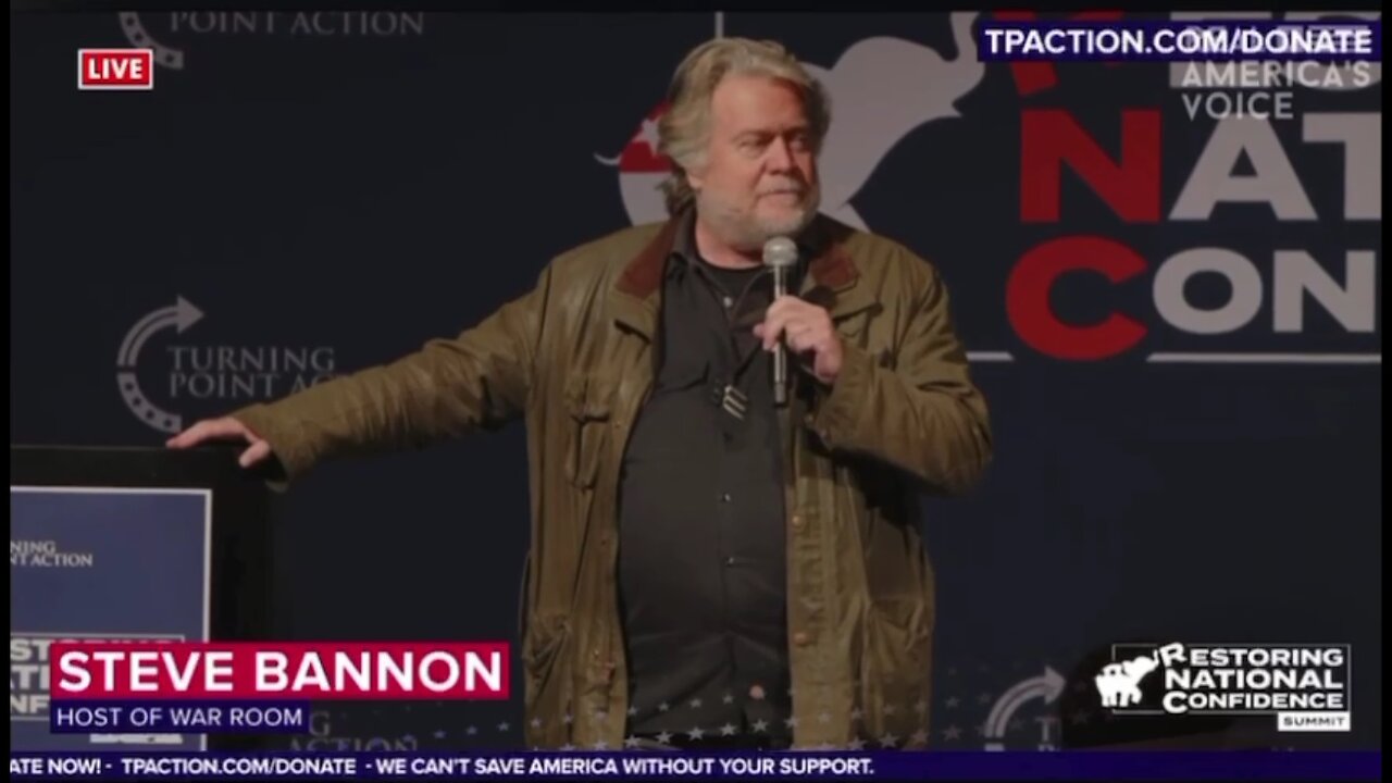 🔥 Steve Bannon Full Speech 'Restoring National Confidence' LV 01/30/2024... 🎤 Drop