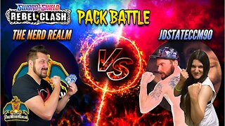 Rebel Clash Pack Battle! The Nerd Realm vs Jdstateccm90 | Pokemon Cards Opening