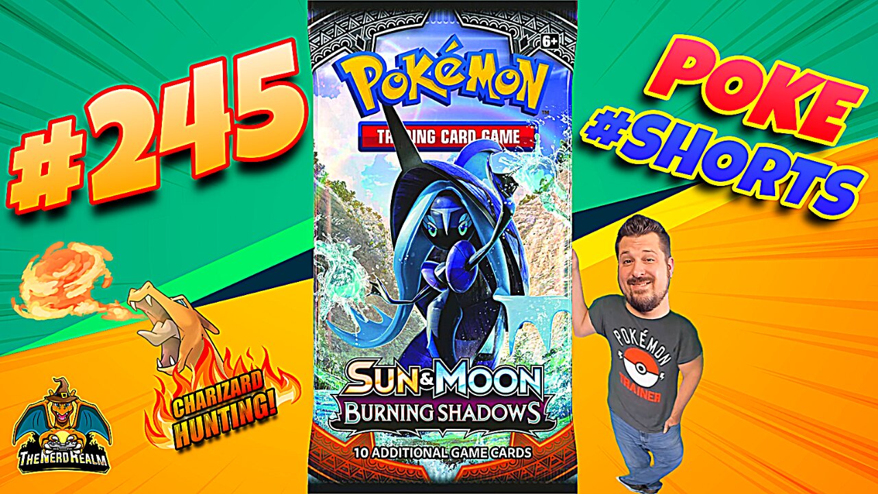 Poke #Shorts #245 | Burning Shadows | Charizard Hunting | Pokemon Cards Opening