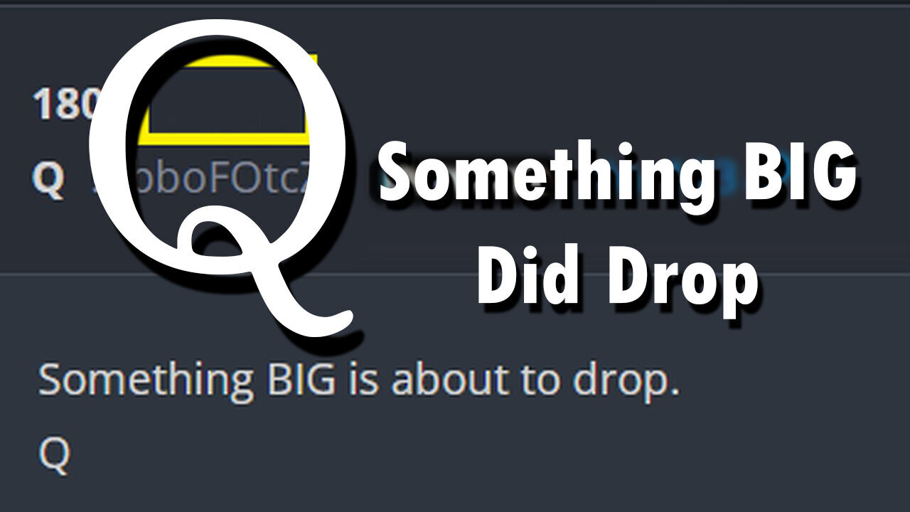 Q - Something BIG Did Drop - The Great Kamala Crash Of 2024 - August 8..