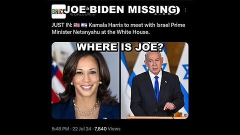 BIDEN MISSING NOW FOR 5 DAYS - WHERE IS THE FAKE JOE? - WHO'S IN CHARGE OF THE COUNTRY? GUESS WHO?