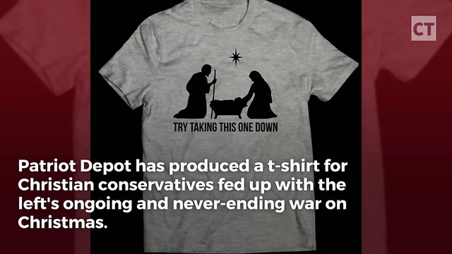 T-Shirt Dares Anti-Christmas Liberals To Make First Move