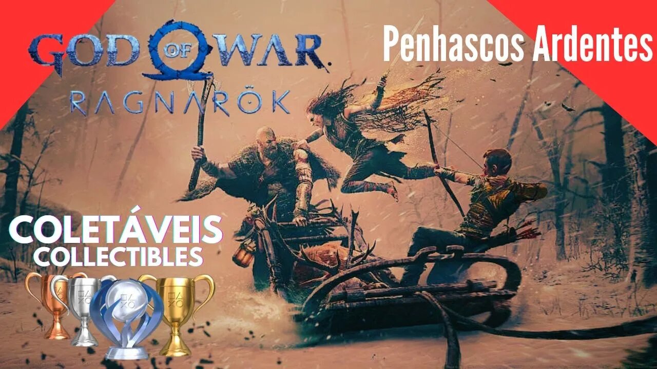 God Of War: Ragnarök: Penhascos Ardentes| COLETÁVEIS | COLLECTIBLES | 4k-PTBR #30