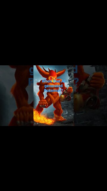 AI generated Infernape #whosthatpokemon #pokemon